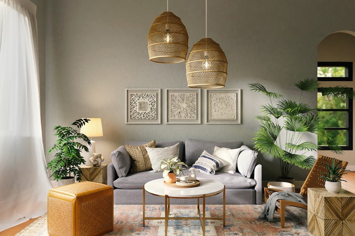 Sage Green Living Room