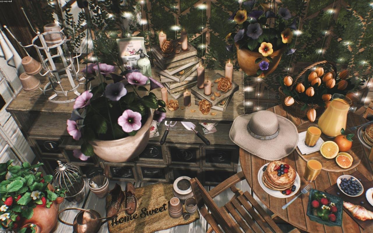 close detail showing how to plan corner sofa garden