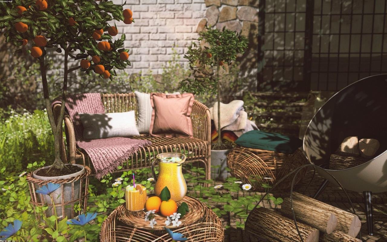 close detail showing how to plan outdoor cushion storage