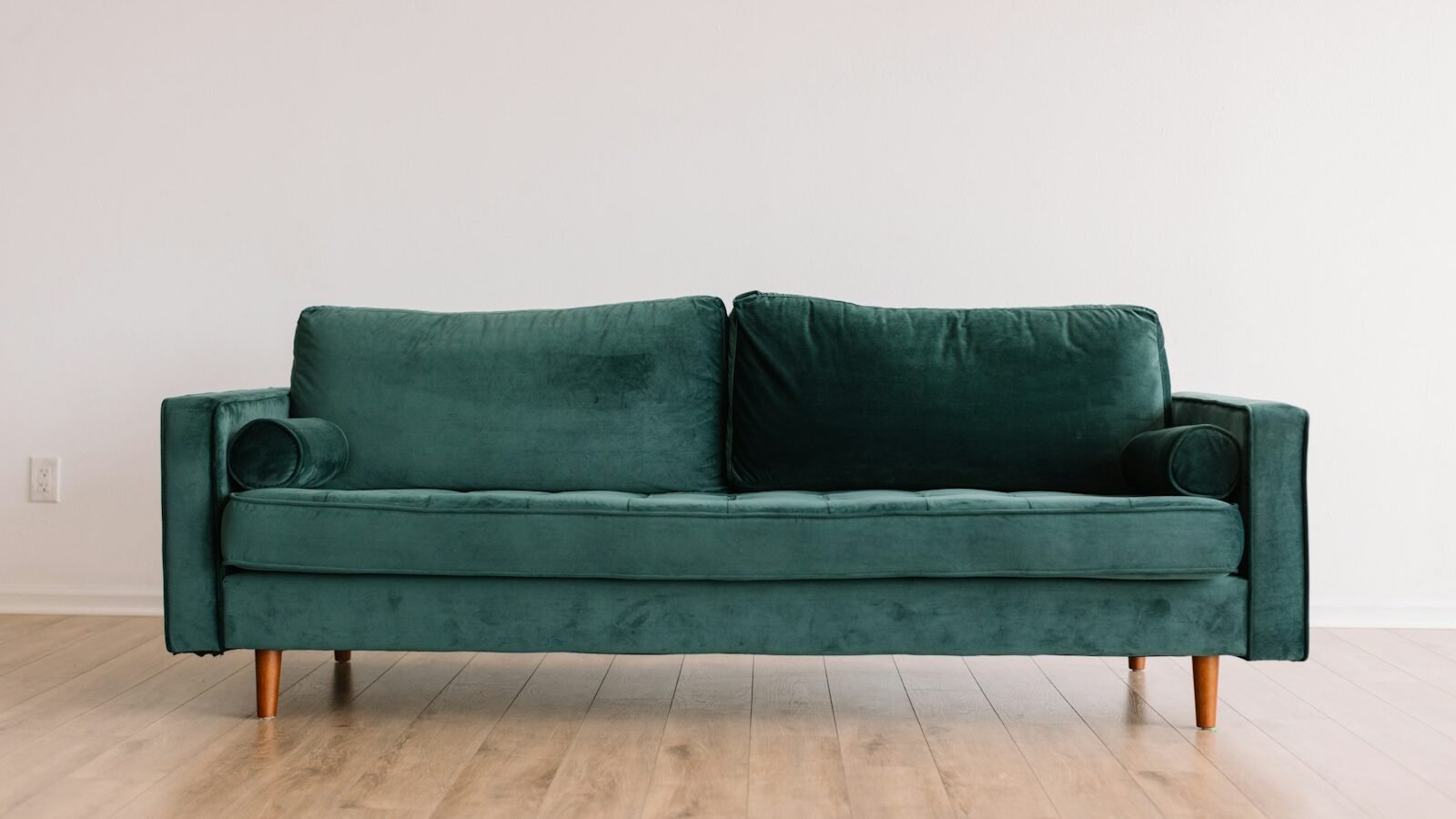 single sofa bed styled in a compact UK living room