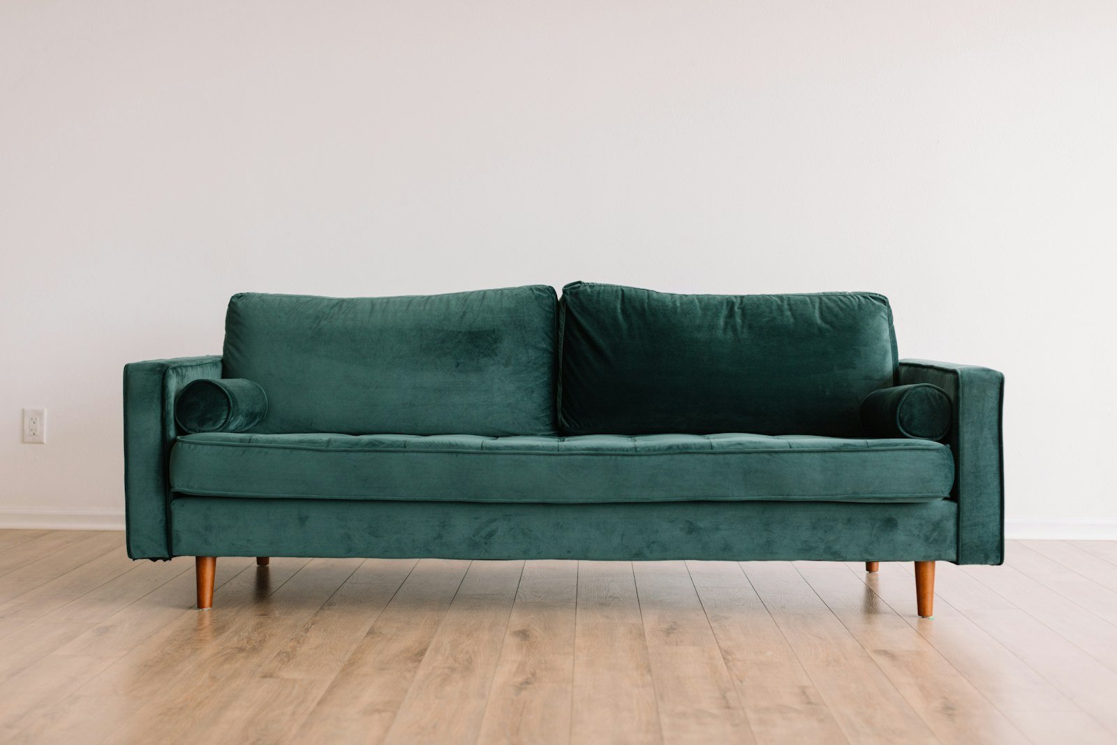 single sofa bed styled in a compact UK living room