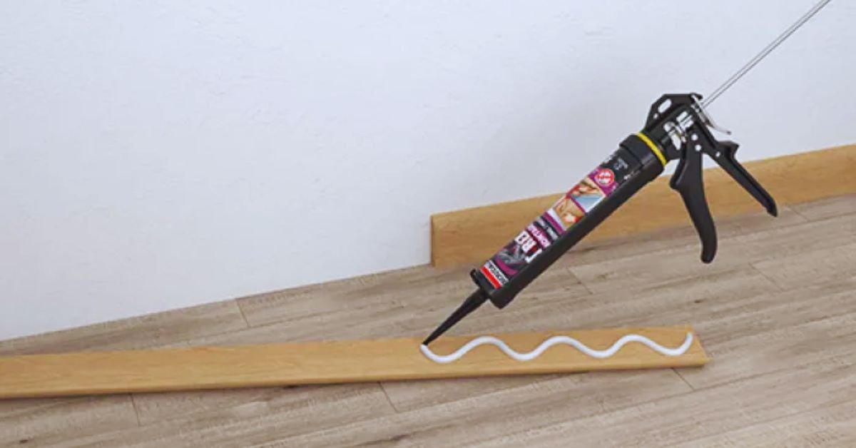 Skirting boards in a finished interior