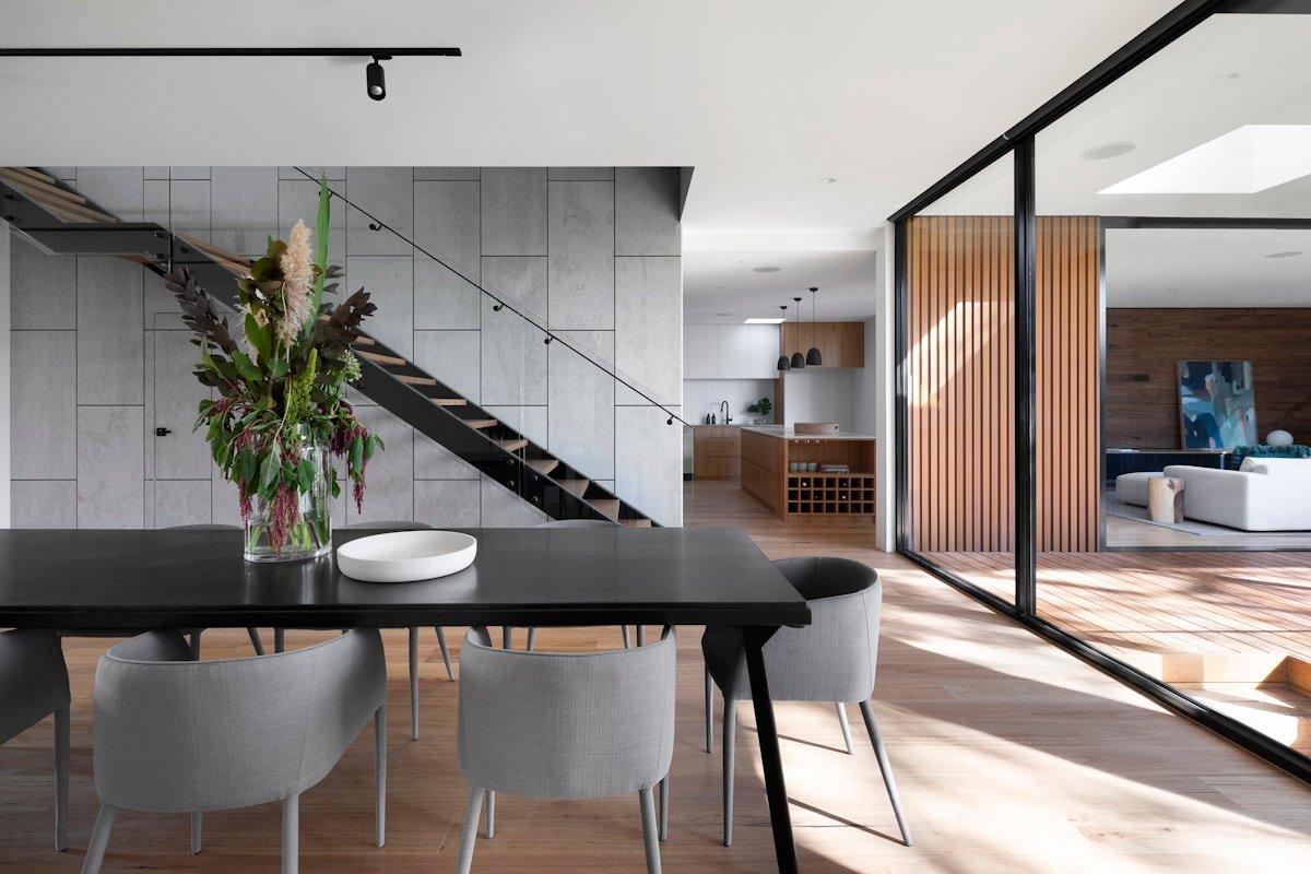 Engineered oak floorboards showing natural grain
