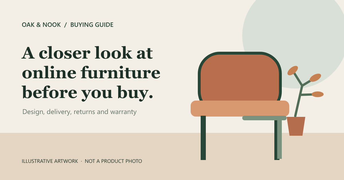 Nordina Home review illustration: a Scandinavian-style chair and table, not a product photo